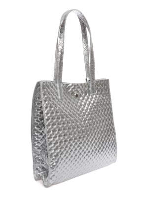 Anna Luchini Silber Rindsledertasche