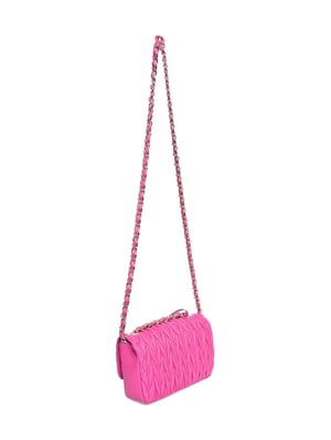 Luisa Vannini Fuchsia Rindsledertasche