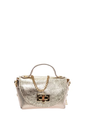 Roberta M Gold Rindsledertasche
