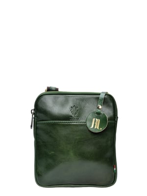 Anna Luchini Grün Rindsledertasche