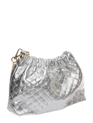 Anna Luchini Silber Rindsledertasche