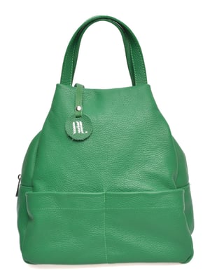 Anna Luchini Grün Rindsledertasche