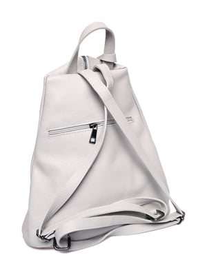 Luisa Vannini Grau Rindsledertasche