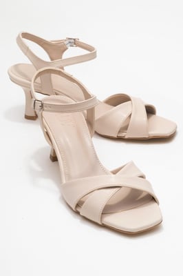 Melin Cross Riemen Stiletto Sandale