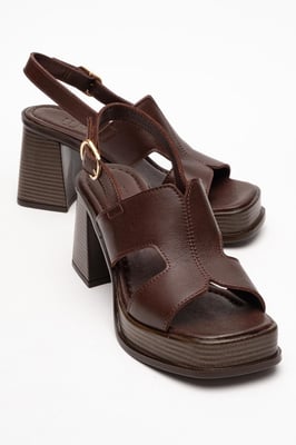 Zennia Leder Plateau Sandale (Women)