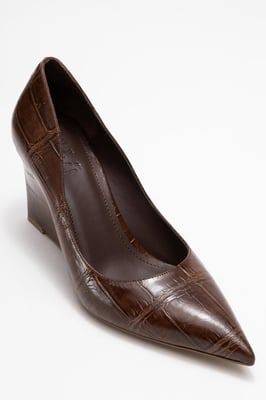 Puera Spitzer Zehenbereich Keilabsatz Pumps (Damen)