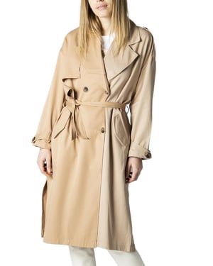 Twotone Trenchcoat Modell Onlnew Lila