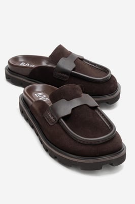 Vela Leder-Slipper