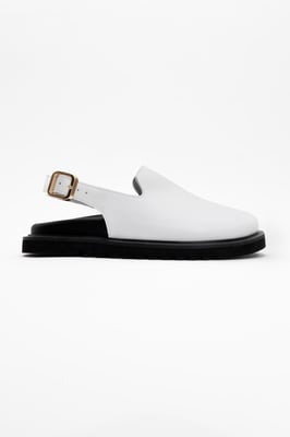 Laby Leder-Clogs