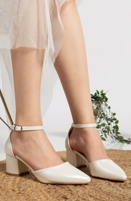 Marcelle Pumps mit niedrigem Blockabsatz