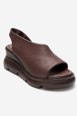 Agusto Leder-Plateau-Sandale (Damen)