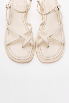 Antas Mit Riemchen Leder Flach Sandalen (Women)