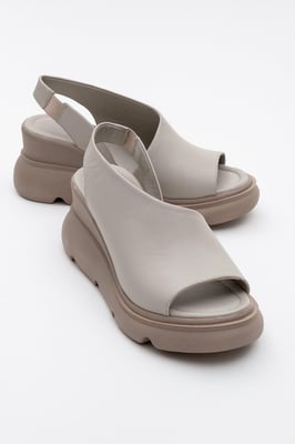 Agusto Leder-Plateau-Sandale (Damen)