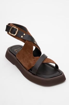 Minnea Wildleder Leder Sandale (Women)