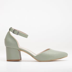 Marcelle Pumps mit niedrigem Blockabsatz