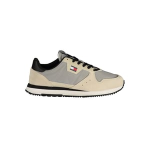 Tommy Hilfiger Grigio Leder Herren Sneaker
