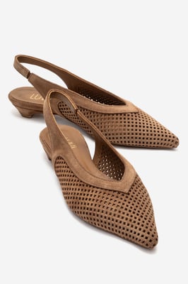 Lieve Leder-Slingback-Pumps (Damen)