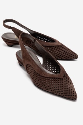 Lieve Leder-Slingback-Pumps (Damen)