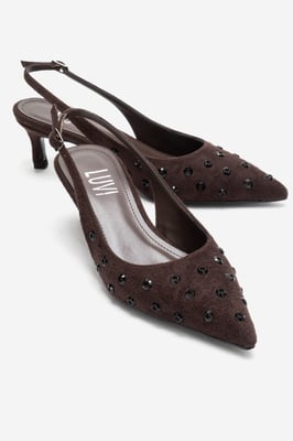Lorex Verzierter Stiletto Slingback-Pumps