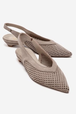 Lieve Leder-Slingback-Pumps (Damen)