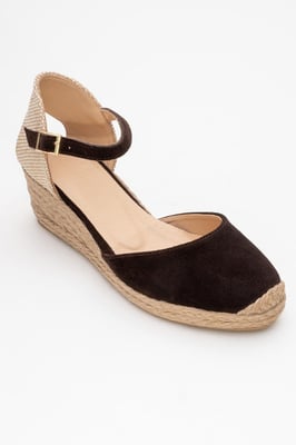 Aldea Leder-Plateauespadrille (Damen)
