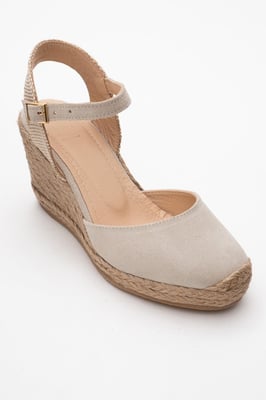 Sinta Wildleder Leder Plateform Espadrille (Damen)