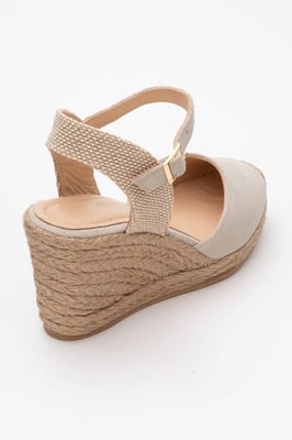 Sinta Wildleder Leder Plateform Espadrille (Damen)