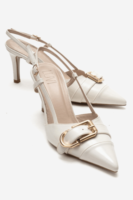 Noen Schnalle Spitzer Zehenbereich Stiletto Pumps