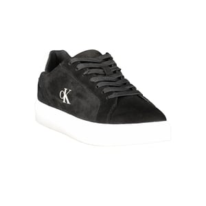 Calvin Klein Schwarze Leder Herren Sneaker