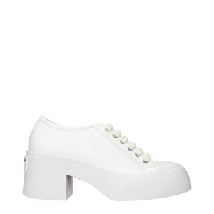 Marni Weiße Leder-Plattform-Sneaker