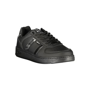 Gas Schwarze Polyurethan Damsneaker