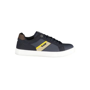 Gas Blue Polyester Herren Sneaker