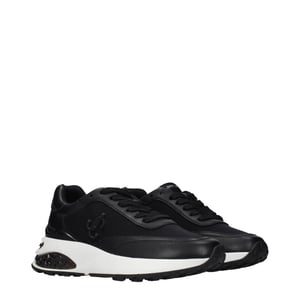 Jimmy Choo Schwarze Stoff-Sneaker