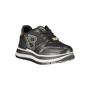 Laura Biagiotti Schwarze Polyester Damen Sneaker