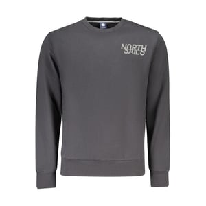 North Sails Schwarzes Baumwoll Herren Sweatshirt