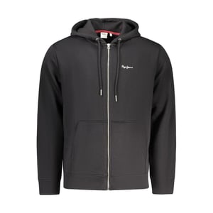 Pepe Jeans Schwarzes Baumwoll-Herren-Sweatshirt