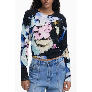 Desigual Nero Viskose Damenjersey