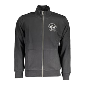 La Martina Schwarz Baumwolle Herren Sweatshirt