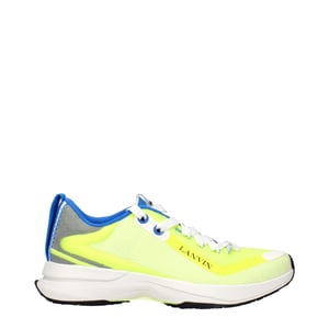 Lanvin Gelbe Stoff-SportSneakers
