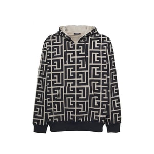 Balmain Kapuzenpullover mit Monogramm