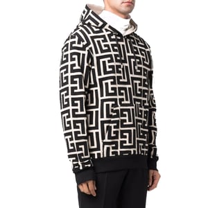 Balmain Kapuzenpullover mit Monogramm