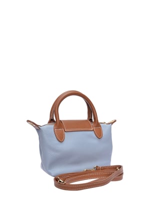Roberta M Türkis Rindsledertasche