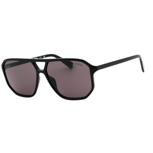Guess Sonnenbrille Mit Glänzend Schwarzem Rahmen Und Rauchfarbenen Gläsern