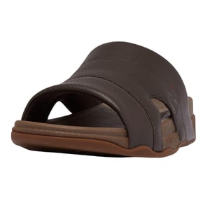 Fit Flop - "Freeway" Badesandale für Herren, Leder (Braun)