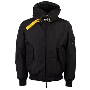 Parajumpers Gobi Core Schwarze Bomberjacke Mit Kapuze