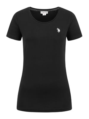 U.S. Polo Assn. Damen T-Shirt aus Baumwoll-Stretch