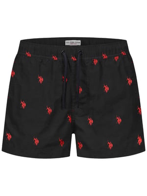 U.S. Polo Assn. Herren Badeshorts mit Allover-Logo-Design