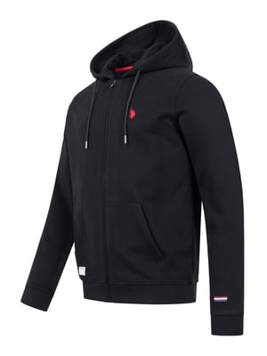 U.S. Polo Assn. Herren Sweatjacke mit Kapuze aus 100 % Baumwolle
