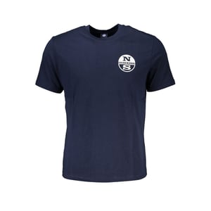 North Sails Blaues Baumwoll-Herren-T-Shirt