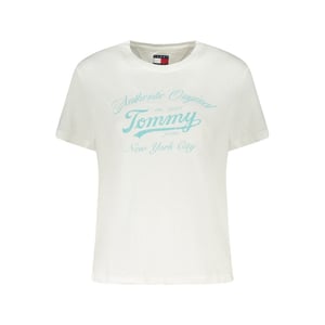 Tommy Hilfiger Bianco Baumwolle Damen T-Shirt